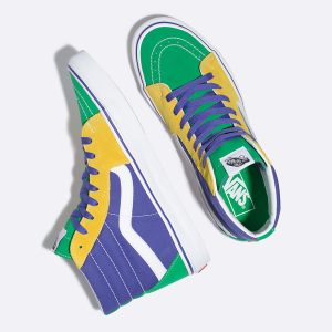 Vans Erkek Spor Ayakkabı Sk8-Hi Mor/Altın | 82108-155